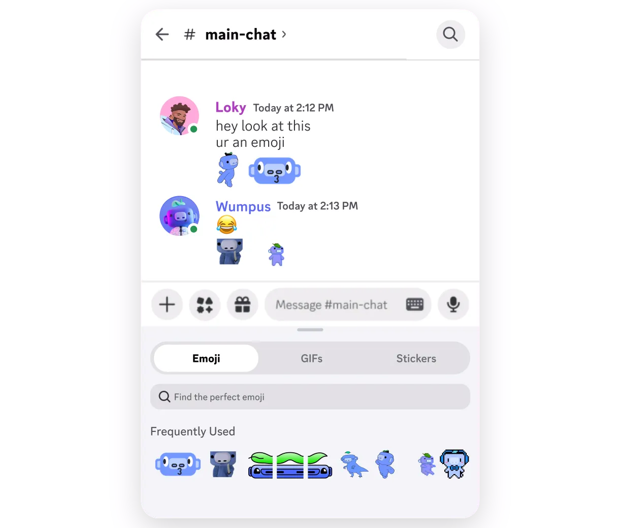 Discord style community